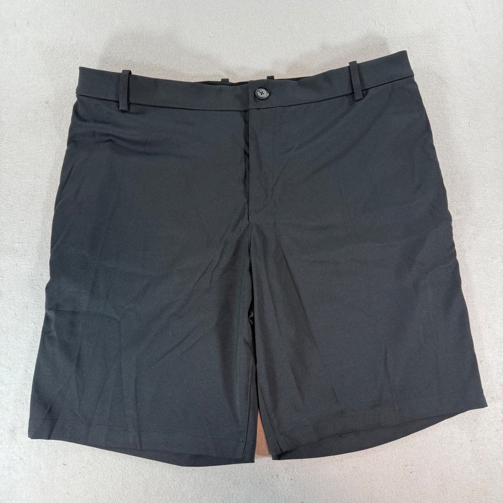 Nike Dri-FIT Golf Shorts Mens 38 Black Flat Front Performance Stretch Activewear